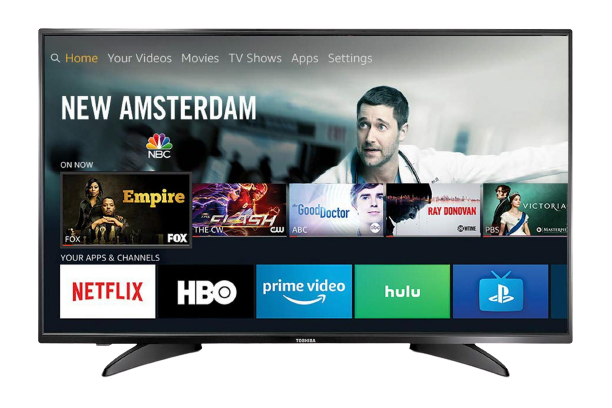A television displaying the TvmountView app